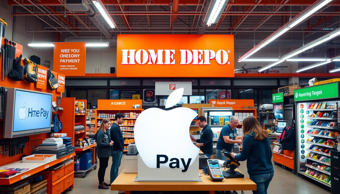 does home depot take apple pay