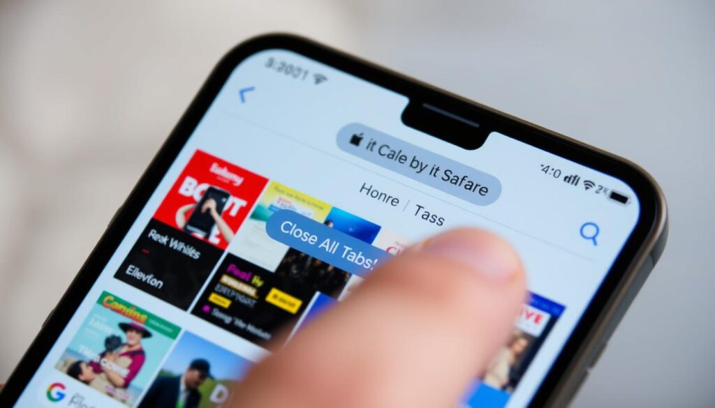 close multiple tabs iphone