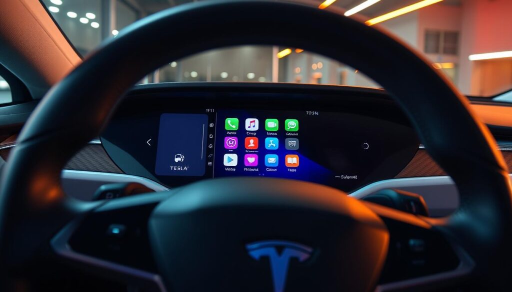 does tesla have apple carplay