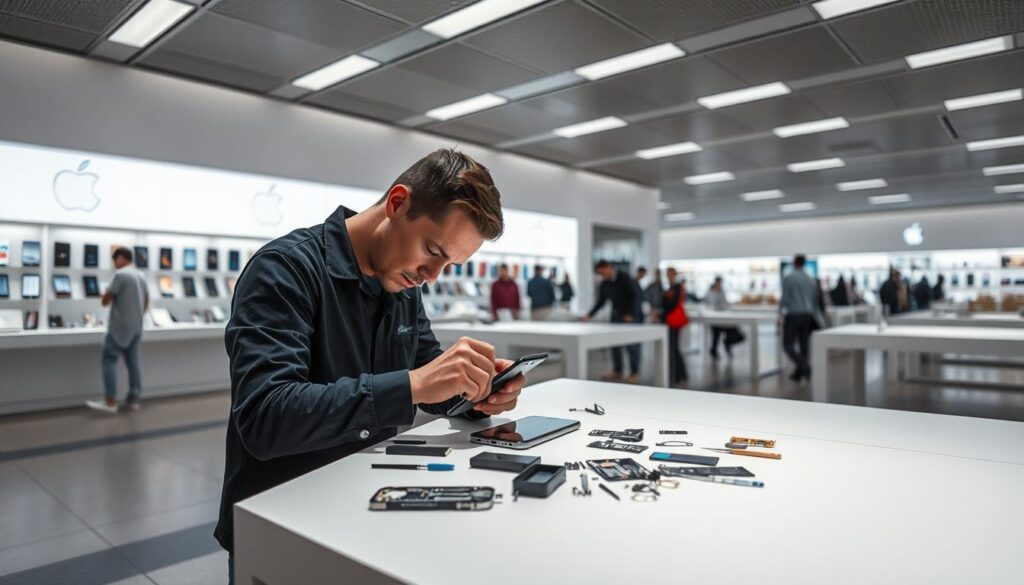 does the apple store repair screens​