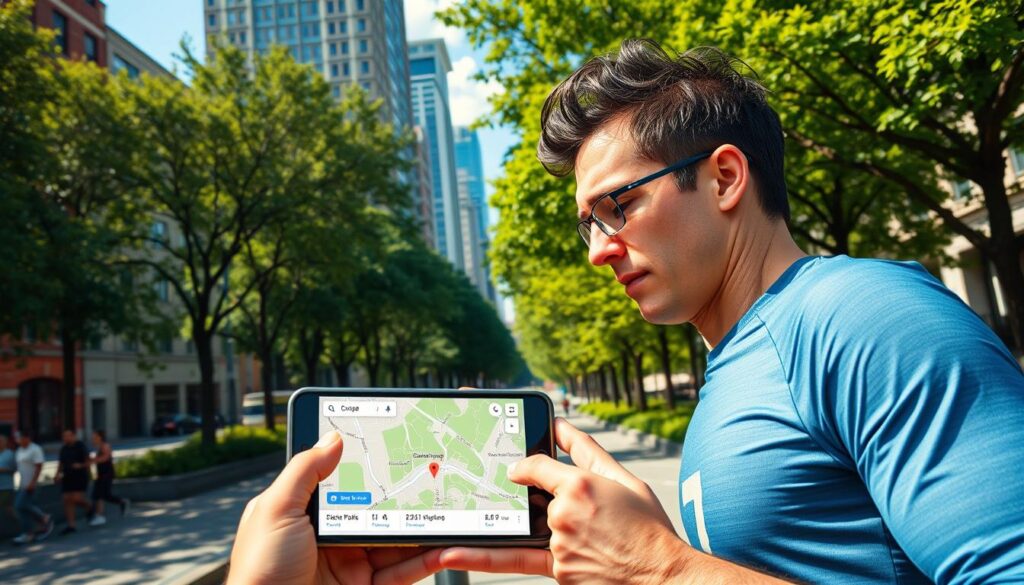 google maps for runners