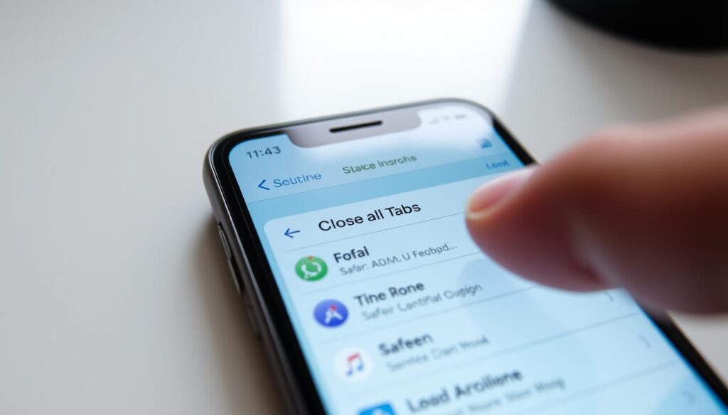 how to close all tabs on iphone