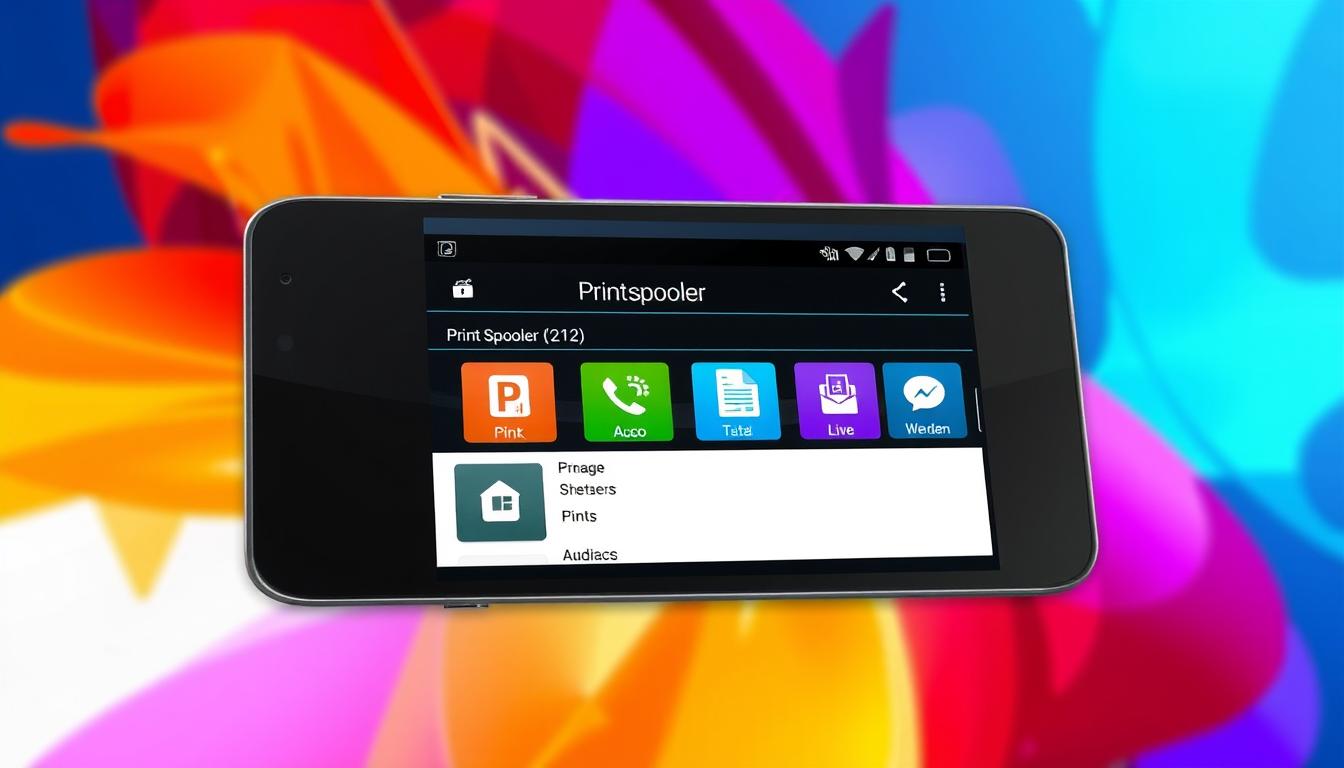 what is print spooler android