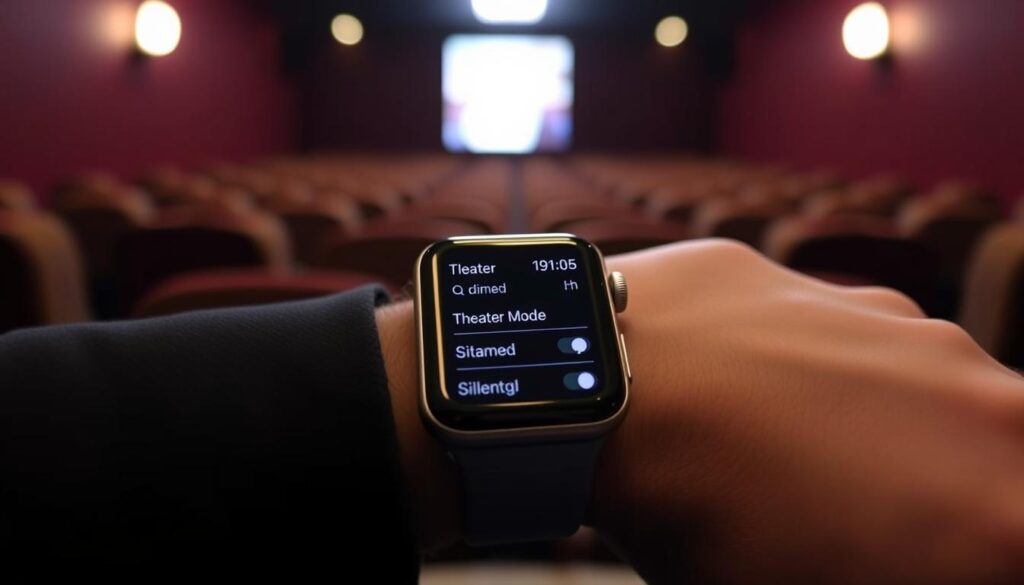 what is theater mode on apple watch​