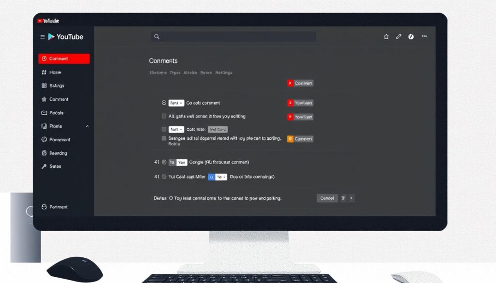 youtube comments settings