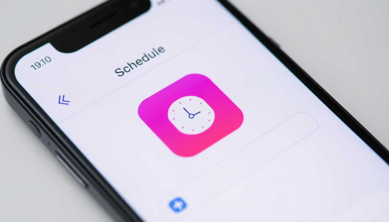 can you schedule a text on iphone