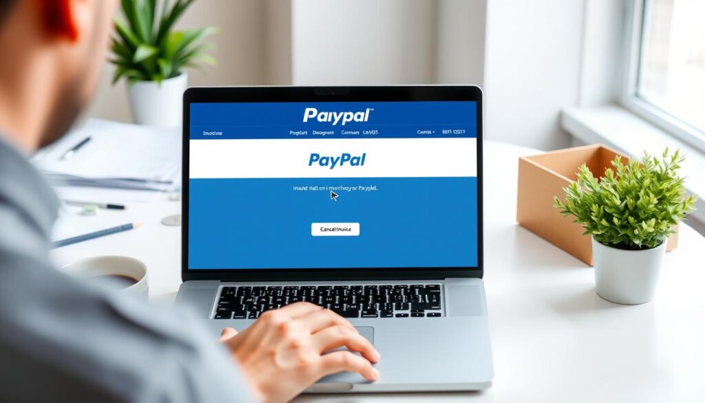 how to cancel a paypal invoice