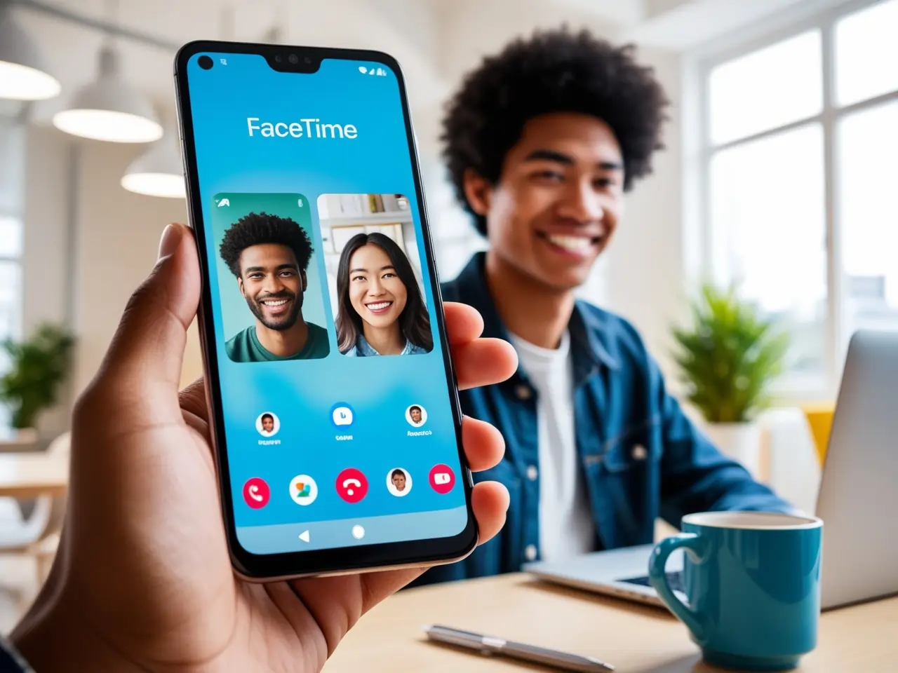 how to facetime on android to iphone