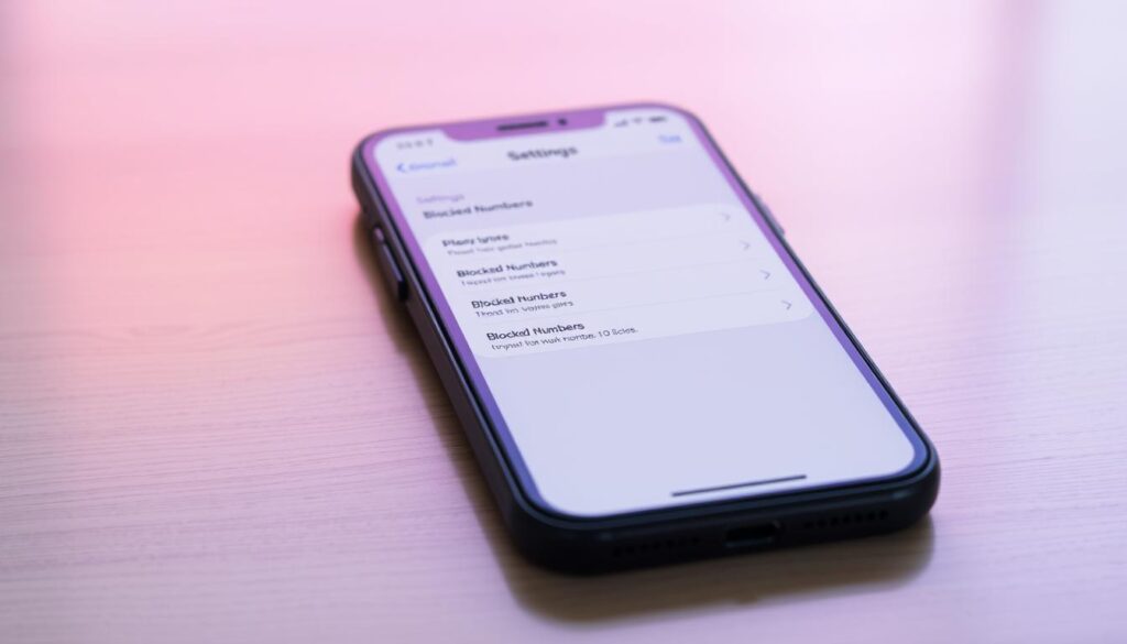 how to see blocked numbers on iphone