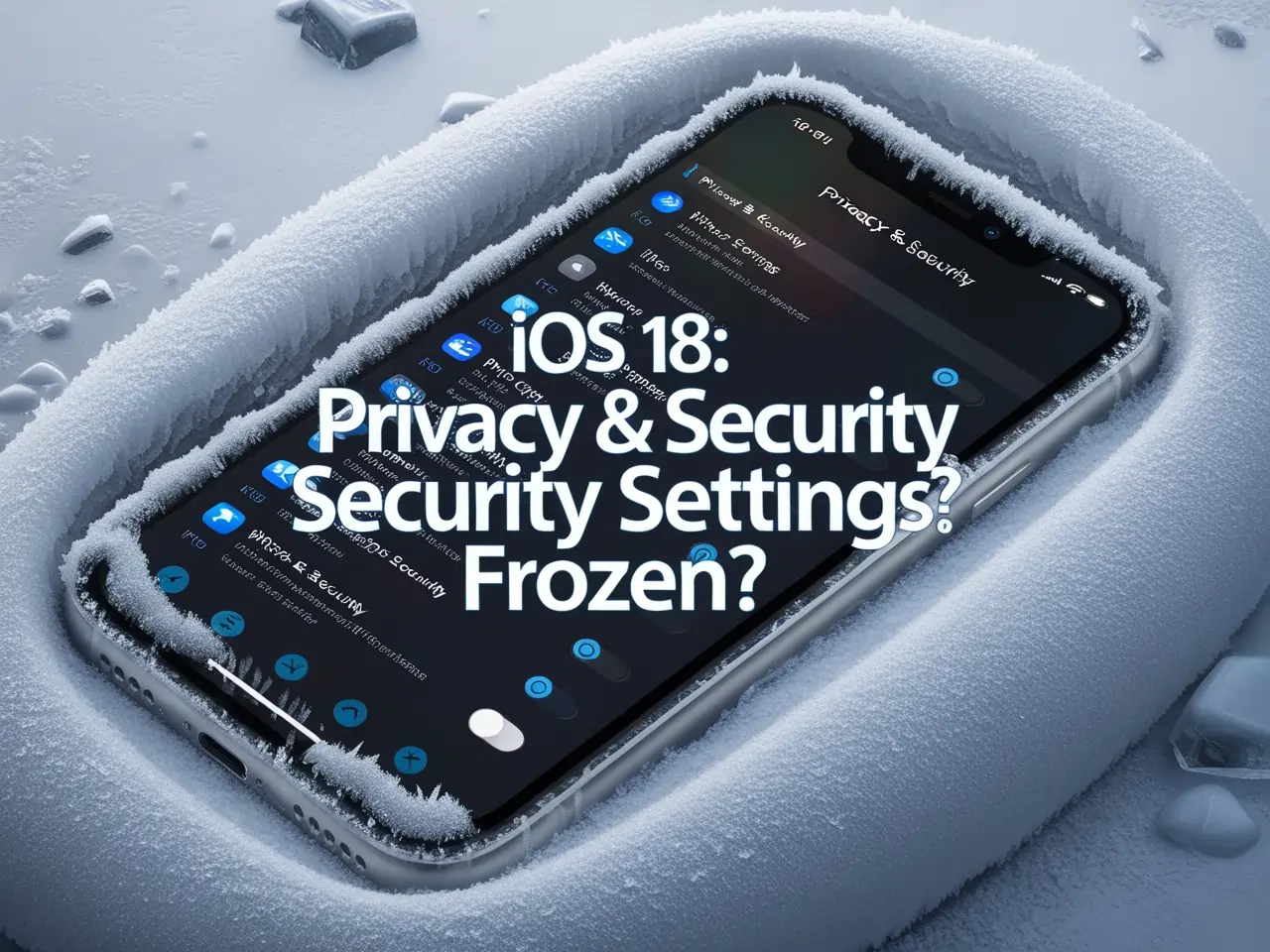 iOS 18 Update: Are Privacy & Security Settings Freezing Your Device